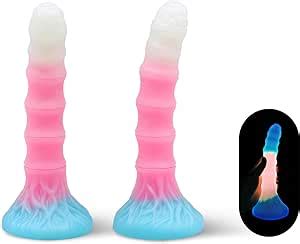 Amazon Small Dildo Fantasy Monster Dildo Inch Beginner Silicone Dildo With Luminous