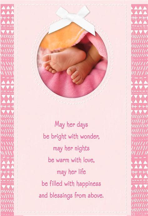 Tiny Blessings Religious New Baby Girl Card - Greeting Cards - Hallmark