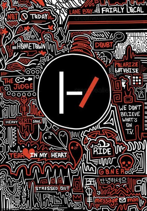 Twenty One Pilots Poster By Bailey Twenty One Pilots Poster Twenty