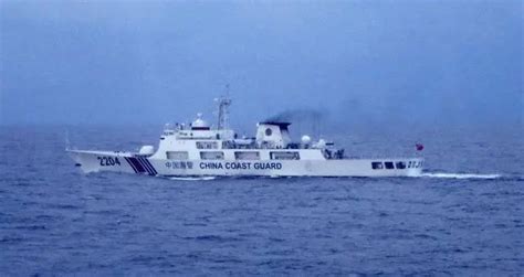 中國海警艦艇編隊在釣魚島海域巡航 19 18 20240807 兩岸 即時新聞 明報新聞網