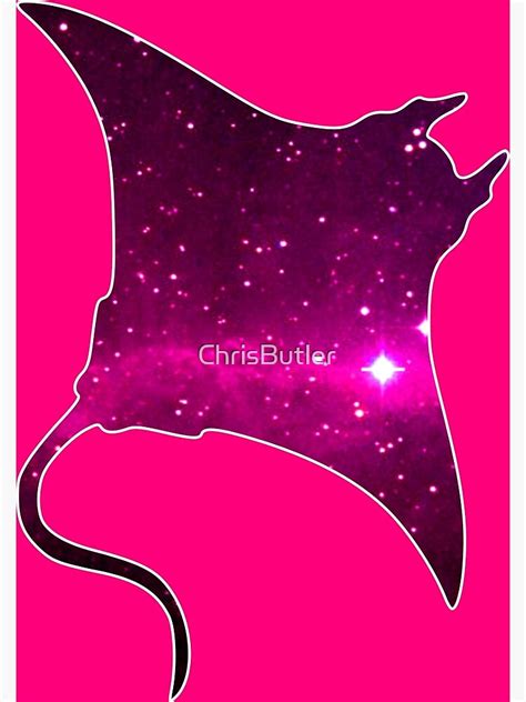 "Space Manta Ray 2" Poster by ChrisButler | Redbubble