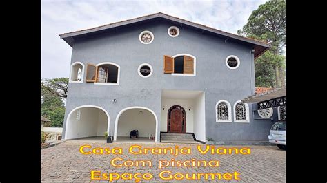 Casa piscina e área gourmet na Granja Viana YouTube