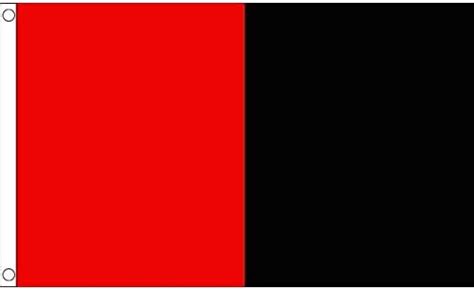 Amazon Half Red And Black Flag X Two Colors Flags X