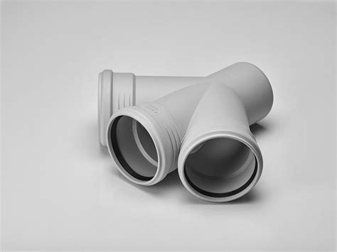 Evolve Ring Seal Silencio Acoustic Pipe Double Socket Double Y Tee White Evolve Bathrooms