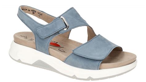 Gabor RollingSoft Sandale Blau Heaven Nubuck Ab 79 95