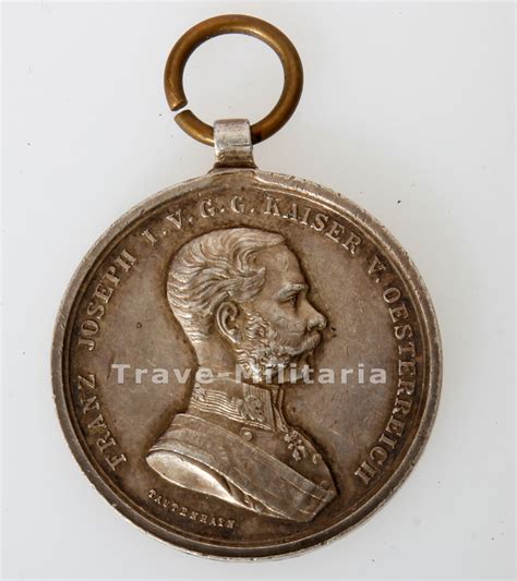 Sterreich Silberne Tapferkeitsmedaille Kaiser Franz Joseph Archiv