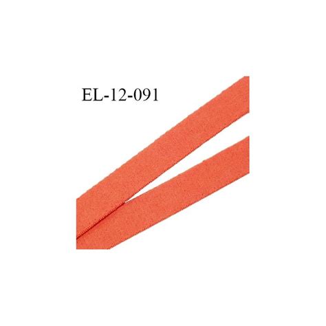 Elastique Mm Lingerie Et Bretelle Haut De Gamme Fabriqu En France Couleur Orange Pastel