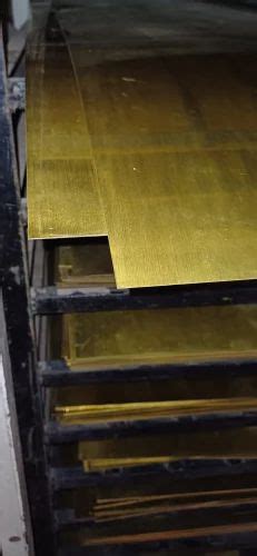 Brass Sheet Grade C Thickness Mm At Rs Kg In Ahmedabad