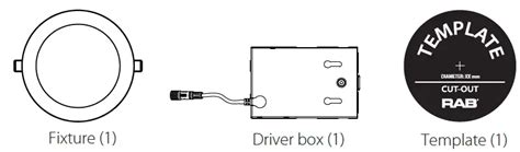 Rab Edge Lit Wafer Downlight Fa Instructions