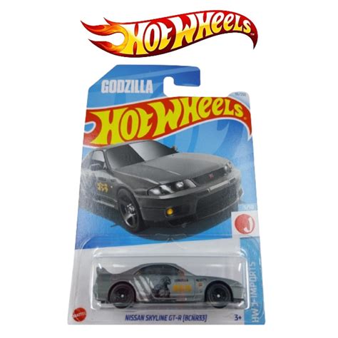 Hot Wheels Nissan Skyline Gt R R Godzilla Gray Shopee Singapore