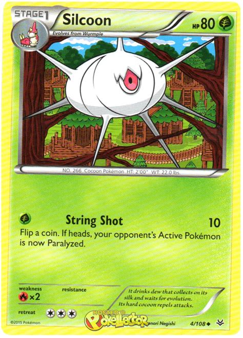 Silcoon - Roaring Skies #4 Pokemon Card