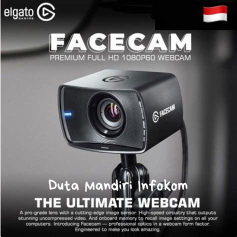 Jual Elgato Facecam Full Hd P Streaming Premium Gaming Webcam