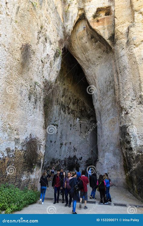 Entrance To A Sea Cave The Grotta Del Fico Are Coastal Caves Located