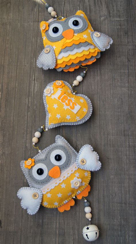 Handmade By Joho Uilenslinger Van Vilt En Stof Owl Felt Felt Crafts