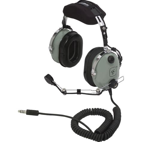 David Clark H Passive Helicopter Pilot Headset With Free Headset Case