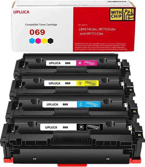 Amazon.com: 069 069H Toner Cartridge 4-Pack Compatible Replacement for ...