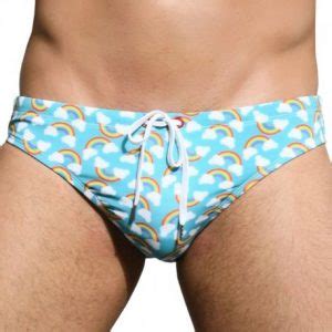 Andrew Christian Pride Rainbow Bikini Swim Brief M Dealley