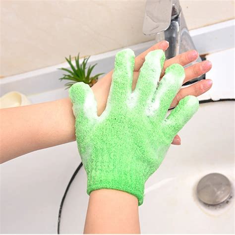 Peeling Exfoliating Mitt Glove For Shower Scrub Gloves Resistance Body