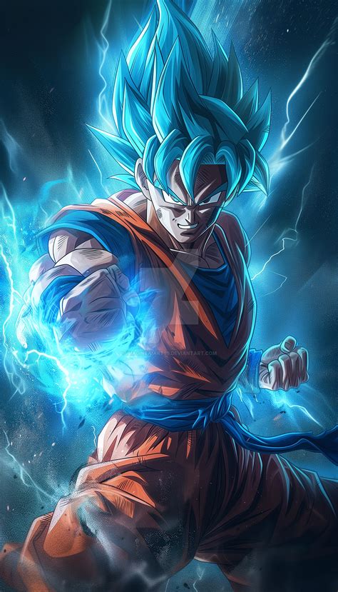 Goku Super Saiyan Blue 3 by ImagineAiArt99 on DeviantArt