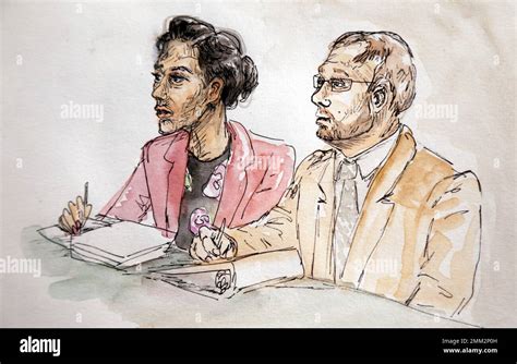 This Artwork Shows Commonwealth S Attorney Joseph Platania Right And