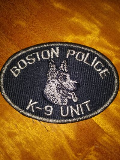 Massachusetts Police K 9 Patches Traders