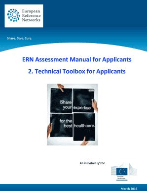 Fillable Online Ec Europa Ern Assessment Manual For Applicants Ec