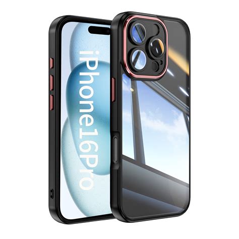 for iPhone 16e Case Clear Slim, [Built in Lens Protector] [Non