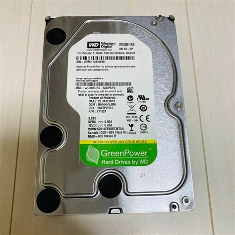 Western Digital - WesternDigital 3TB HDD SATA WD30EURSの通販 by ぺんぎん's ...