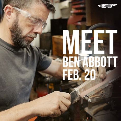 Ben Abbott is hosting a bladesmithing Q&A on Billet to Blade - Feb 20th : Bladesmith