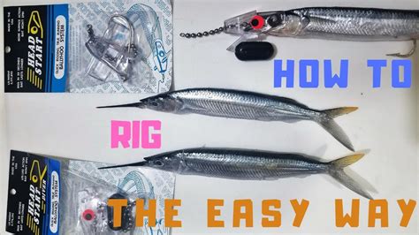 Easiest Way To Rig Ballyhoo Head Start How To Rig With Head Start