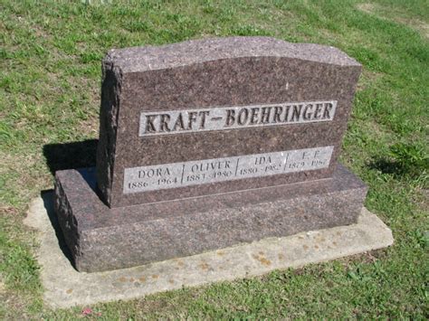 Ida S Kraft Boehringer M Morial Find A Grave