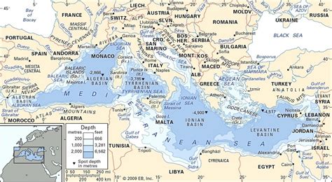 Mediterranean Europe Map - World Wide Maps - Mediterranean Map Printable - Printable Maps