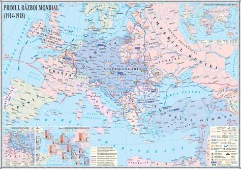 Harta Primul Razboi Mondial 1914 1918