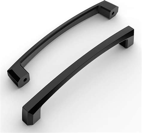 Amerdeco Pack Matte Black Cabinet Pulls Inch Mm Hole Centers