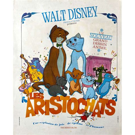 Affiche De Film Fran Aise De Les Aristochats X Cm