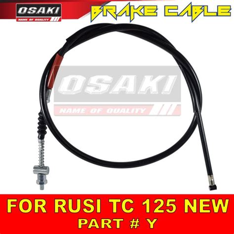 GBrOSAKI RUSI TC 125 NEW Cables Brake Clutch Speedometer Throttle