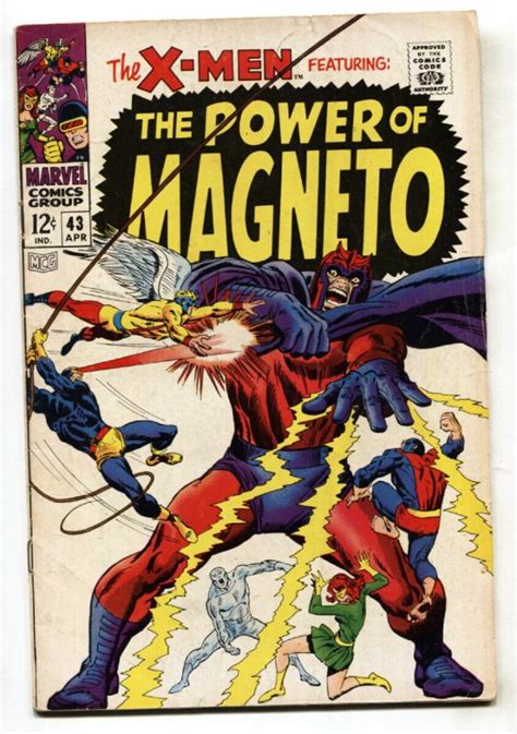 X Men Comics Magneto Cover Marvel Silver Age Comic Books