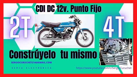 Arma tu propio CDI de 12V punto fijo Úsalo en motores de 2T y 4t En