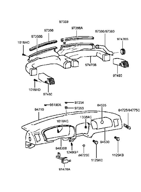 84830 38100 CA Genuine Hyundai Panel Assembly Cluster Facia