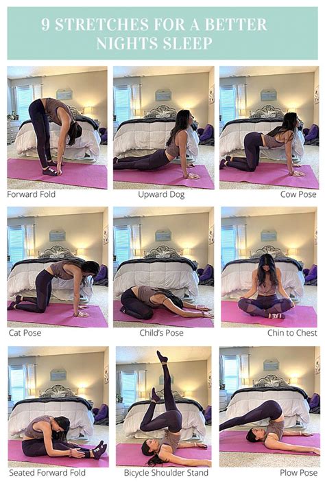 Stretching Stretches Before Sleep Flexibility Bed Stretches Stretches Before Bed Yoga