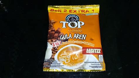 Review Produk 2344 Top Coffe Gula Aren 3 In 1 Kopi Bubuk Susu