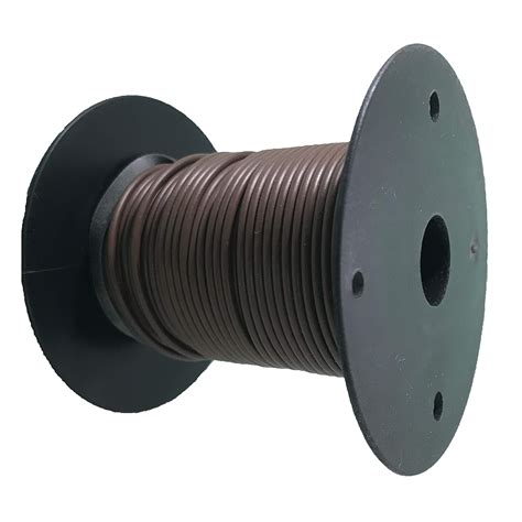 12 Gauge Brown Primary Wire 100 FT Spool Made Cable Walmart