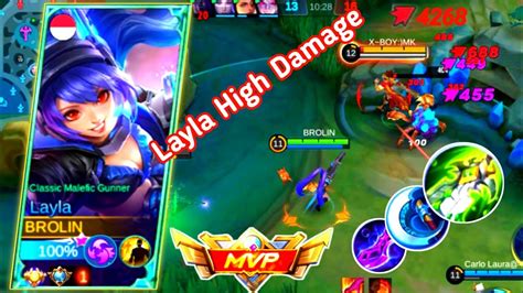 Layla High Damage Insane Lifesteal Build Top 1 Global Layla MLBB