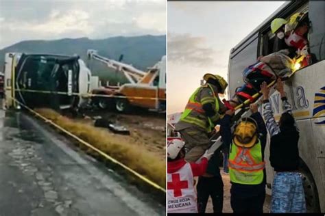 Accidente Zacatecas Saltillo Autob S Se Vuelca