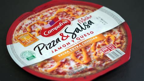 Pizza Jamon Y Queso Con Salsa Cheddar Campofrio Buscando Las Mejores