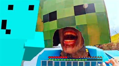 Jogando Minecraft Na Vida Real YouTube