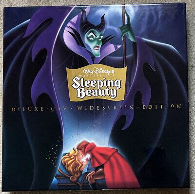 DISNEY SLEEPING BEAUTY Deluxe CAV Widescreen Laserdisc Box Set 3 Discs