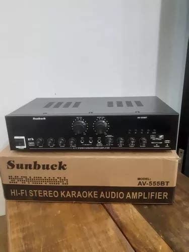 Amplificador Sunbuck Digital Av-555bt | MercadoLibre