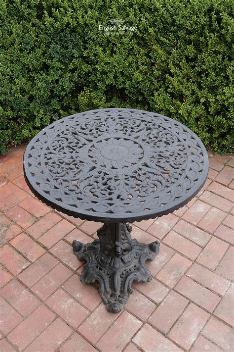 Ornate Cast Iron Garden Table