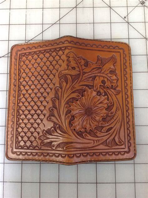 Ready To Ship Custom Tooled Roper Wallet Check Book Sheridan Style